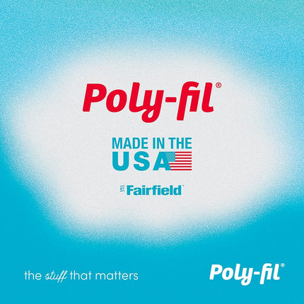 Fairfield The Original Poly-Fil, Premium Polyester Fiber Fill, Soft Pillow Stuffing, Stuffing for Stuffed Animals, Toys, Cloud Decorations, and More, Machine-Washable Poly-Fil Fiber Fill, 32-ounce Bag
