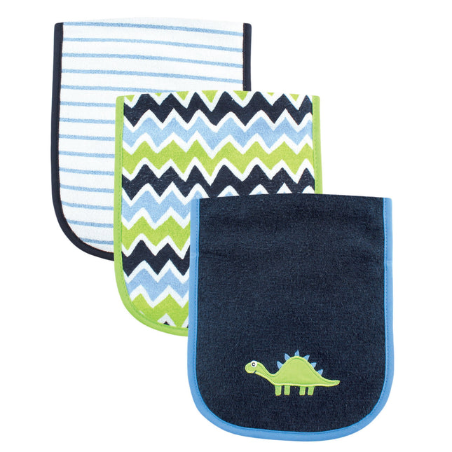 Luvable Friends Unisex Baby Cotton Burp Cloths wit