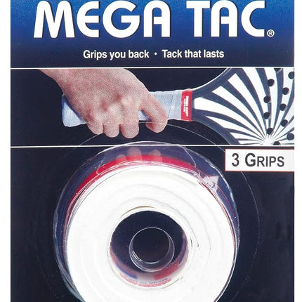 Tourna Padel Mega Tac 3 Pack White