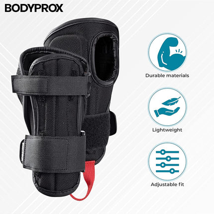 BODYPROX Impact Wrist Guards for Snowboard 1 Pair (S)