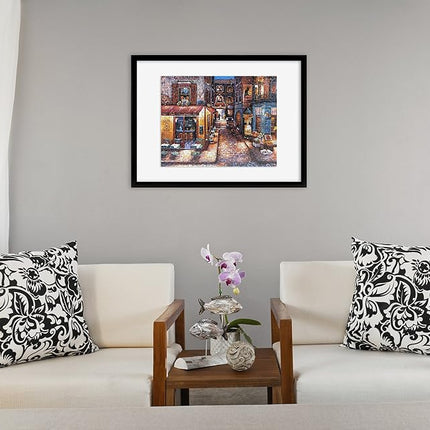 MCS Puzzle Frame 51x68.5 cm (20x27 in) Black for Finished Puzzles, Vertical & Horizontal Wall-Mounted Large Pictures Frame for Display & Preservation (1-Pack)