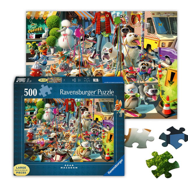 Ravensburger The Dog Walker 500 Piece Large Format