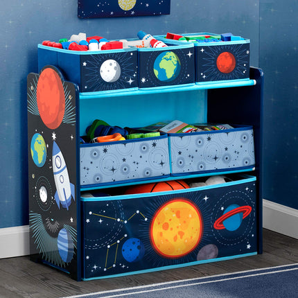 Delta Children Space Adventure 6 Bin Storage Toy Organiser