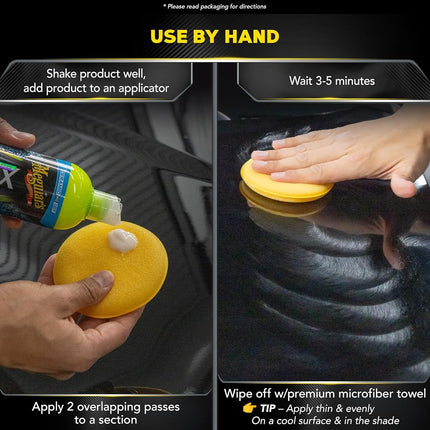 Meguiar's Hybrid Liquid Ceramic Wax, 473 ml | Advanced Paint Protection Sealant Designed for Smooth Application | Provides Strong Water Beading Performance | Enhances Surface Slickness
