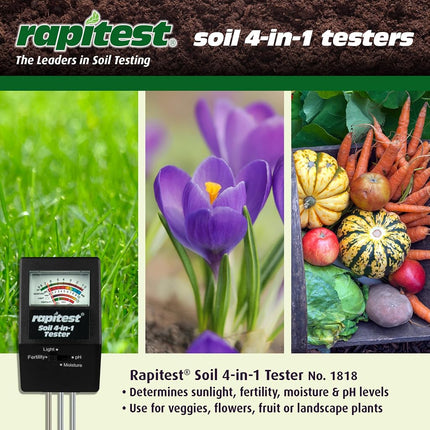 LUSTER LEAF 1880 Rapitest Electronic 4-Way Analyzer Mini Pack De 1