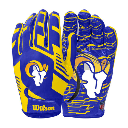 Wilson NFL Stretch Fit Football Gloves - Adult, Lo