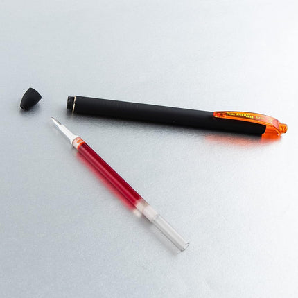 Pentel EnerGel Noir 0,7 mm Naranja - Paquete de 12