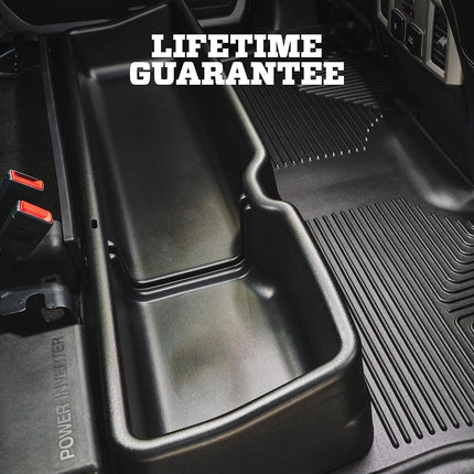 Husky Liners Gearbox - Under Seat Storage Box | Fits 2019-2024 Dodge Ram 1500 Classic Crew w/ 60/40, 2002-2018 Dodge Ram 1500 Crew Cab - Black, 1 Pc. | 09401