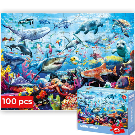 100 Piece Puzzles for Kids Age 4-6 - Floor Kids Pu