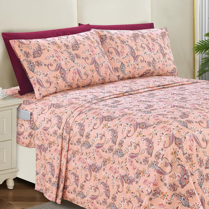 Elegant Comfort Softest and Coziest 4-Piece Sheet 