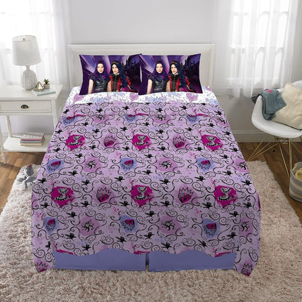 Parure de draps super doux Franco Kids, grand lit, Disney Descendants 3