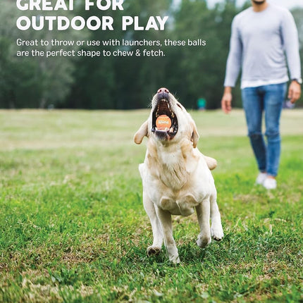 Outward Hound Tennis Ballz Fetch Dog Toy - 4 Pack