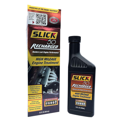 Slick 50 (750002 Tratamiento recargado para motores de alto kilometraje - 15 oz.