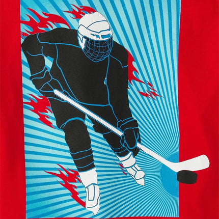 The Children's Place T-shirts graphiques sport à manches courtes pour bébés garçons, lots multiples, Hockey/Joueurs de sport/Baseball lot de 3, Très grand