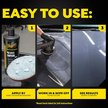 Meguiar's M100 Mirror Glaze Pro Speed Compound - 32 oz.