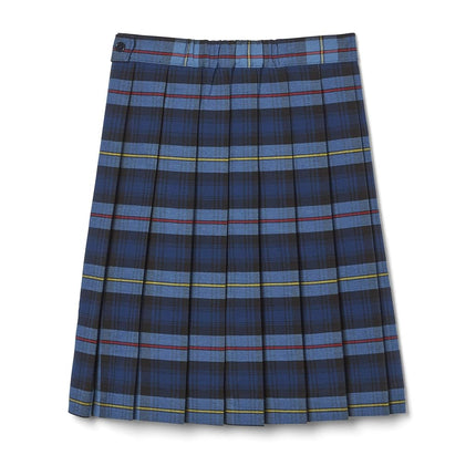 French Toast Plus Girls Pleated Skirt, Blue/Red Plaid, 14.5 Plus