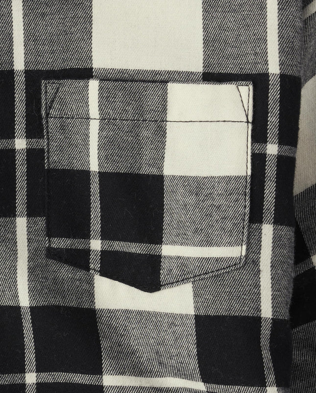 Robe à manches longues à carreaux pour femme The Children's Place, motif bûcheron-maman, Grande