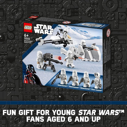 Lego Star Wars Snowtrooper Battle Pack 75320; Toy Building Kit for Kids Aged 6 and up (105 Pieces)