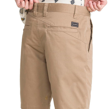Volcom Men's Frickin Drifter 20" Chino Walk Short, Khaki-New, 34