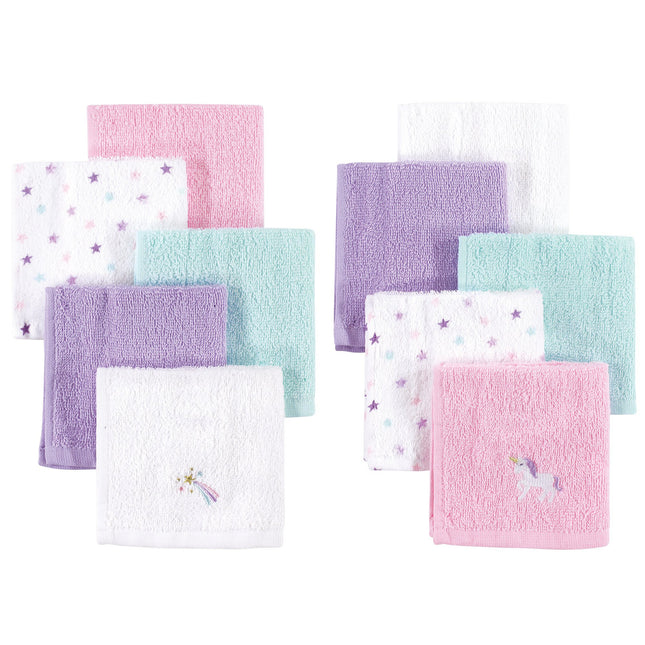 Hudson Baby 8 Piece Woven Terry Washcloths, Unicor