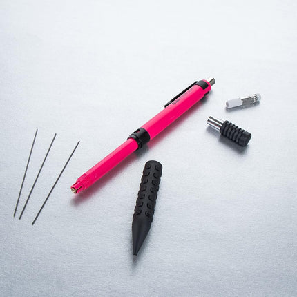 Portaminas Pentel Smash (0.5mm) - Edición Especial Rosa y Negro con Estuche