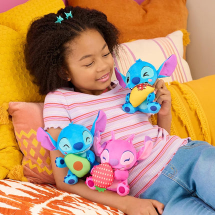 Just Play Stitch Disney Small 7-Inch Plush Stuffed Animal, Stitch with Avocado, Officially Licensed Kids Toys for Ages 2 UpQ