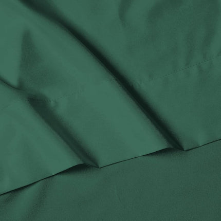 Elegant Comfort Luxury Soft 1500 Thread Count Egyptian 4-Piece Premium Hotel Quality Wrinkle Resistant Coziest Bedding Set, All Around Elastic Fitted Sheet Deep Pocket up to 16inch, Queen Hunter Green