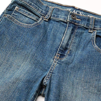 The Children's Place boys Stretch Skinny Jeans, Tide Pool, 10 husky