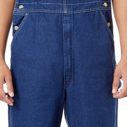 Dickies Men's Bib Smooth Straight Dungarees, Blue (Bleu Rnsd Ind/Blu), W30/L32 (Manufacturer Size: W30/L32)