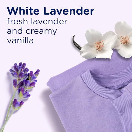 Downy Light Laundry Scent Booster Beads for Washer, White Lavender, 24 oz, with No Heavy Perfumes