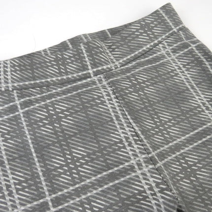 HonestBaby Fashion Outfit Sets Tops and Bottoms 100% Organic Cotton for Baby and Toddler Girls, Gray Plaid, Newborn