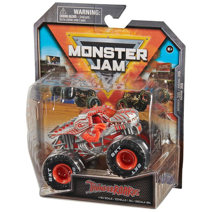 Monster Jam, Official ThunderROARus Monster Truck, Die-Cast Vehicle, 1:64 Scale, Kids Toys for Boys Ages 3 and up