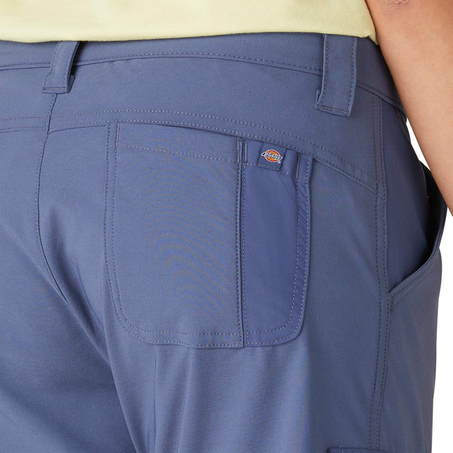 Dickies Women's Temp-IQ Performance Cargo Short, Retro Indigo, 6
