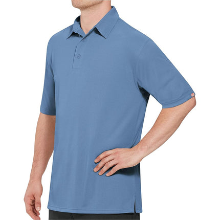 Red Kap Men's Professional Polo Shirt, Medium Blue