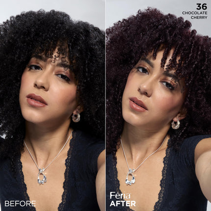 L'Oreal Paris Feria Permanent Hair Color, Chocolate Cherry, 2 Count