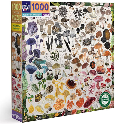 Mushroom Rainbow Jigsaw Puzzle, 1000 Piece