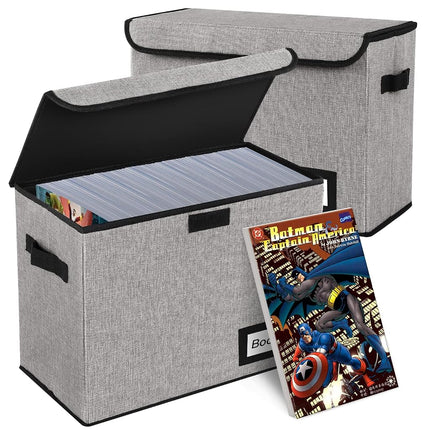 YNSZAS 2 Pack Comic Book Storage Box, Protector Or