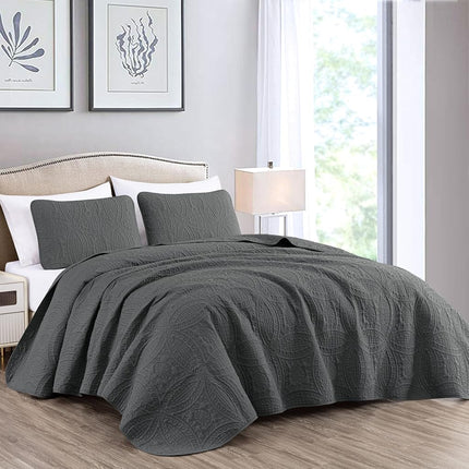 Chezmoi Collection Austin 3-Piece Oversized Bedspr