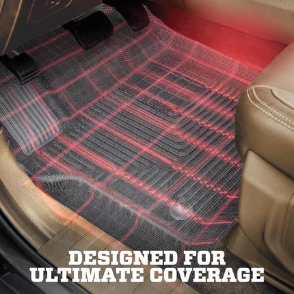 Husky Liners X-act Contour Series | 2nd Seat Floor Liner - Black | 53211 | Fits 2014-2018 Chevrolet Silverado/GMC Sierra 1500, 2015-2019 Chevrolet Silverado/GMC Sierra 2500/3500 HD Crew Cab 1 Pcs
