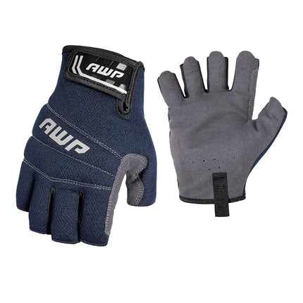 AWP Pro Fingerless Work Gloves for Men And Women, 