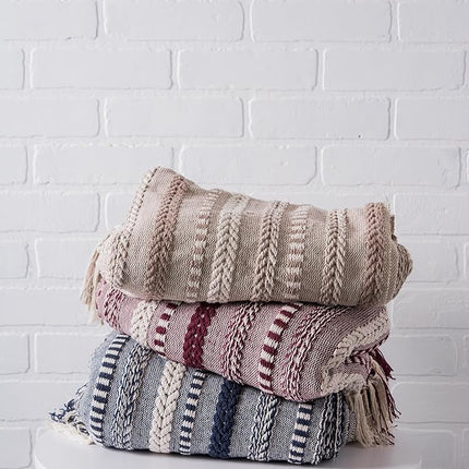 DII Throw, Cotton, Navy, 50x60