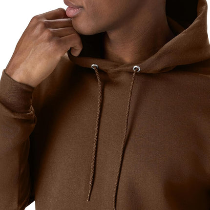 Hanes Men's EcoSmart Hoodie, Midweight Fleece, Pullover Hooded Sweatshirt, Army Brown, S