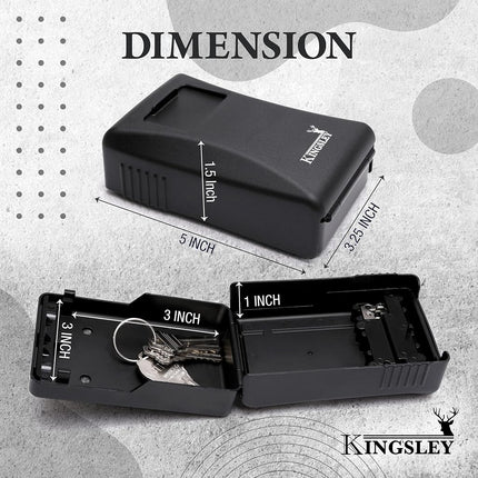 Kingsley Guard-a-Key Wall Mounted Lock Box, Realtor Key Storage Lock Box