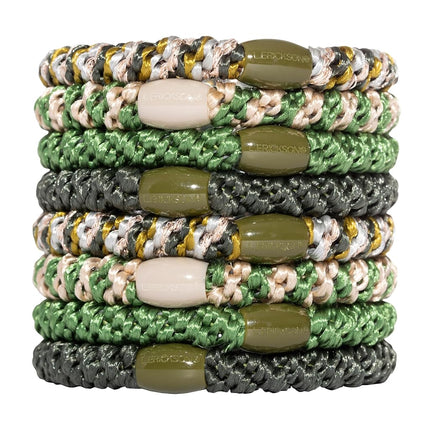 L. Erickson Grab & Go Ponytail Holders, Cadet, Set