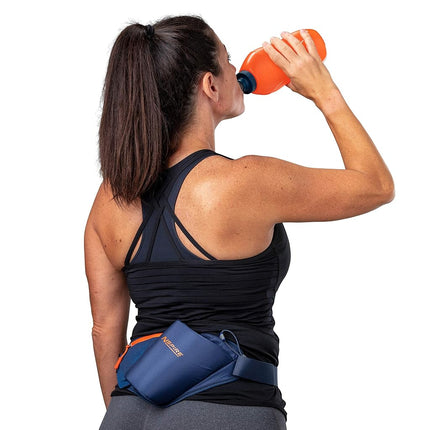 Nspire Hydration Waist Pack con botella de 18 oz y área de almacenamiento – Para correr, senderismo, caminar, camping, ciclismo