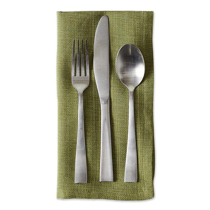DII Tabletop Collection, Cotton, Olive Green, 20" x 20" (Set of 6)