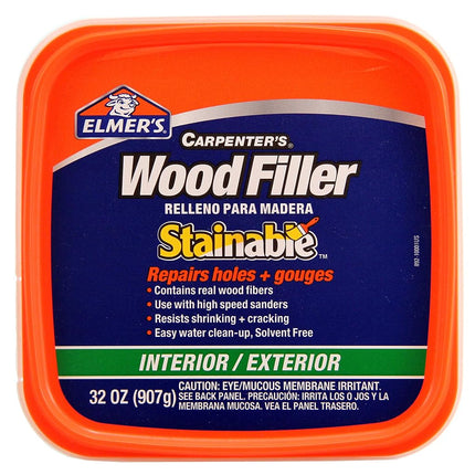 Relleno para madera teñible Elmer's E892 de 32 oz