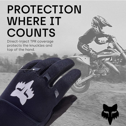 Fox Racing KIDS DIRTPAW GLOVE [BLK] KS