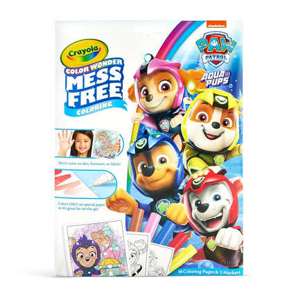 Crayola colour wonder mess colouring set PAW PATRO