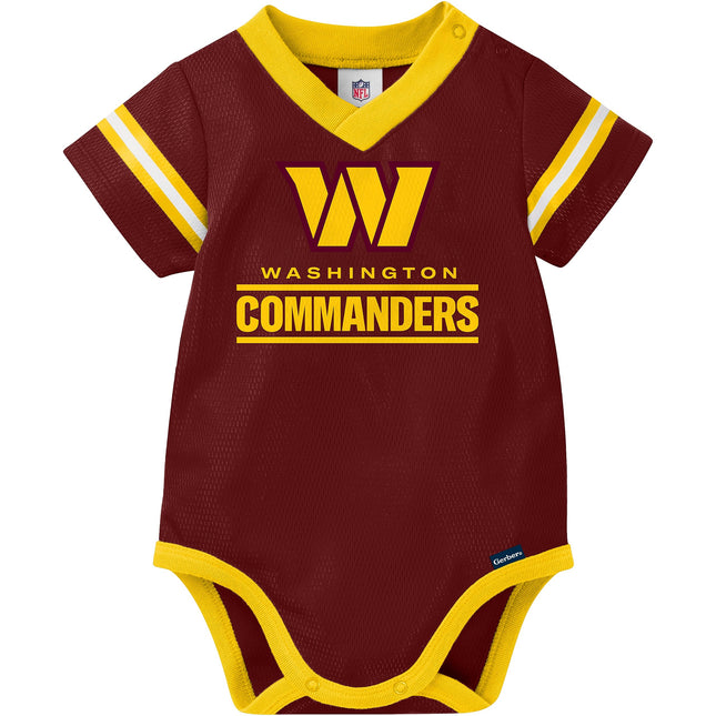 Pañalero tipo jersey de la NFL para bebé de Gerber, color del equipo